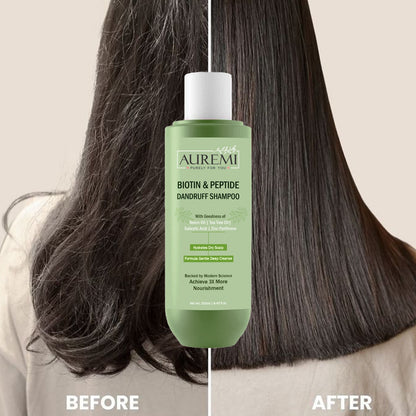 Auremi Biotin & Peptide Shampoo | Daily Scalp Cleansing Formula