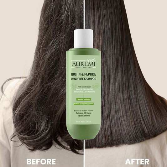 Auremi Biotin & Peptide Shampoo | Daily Scalp Cleansing Formula
