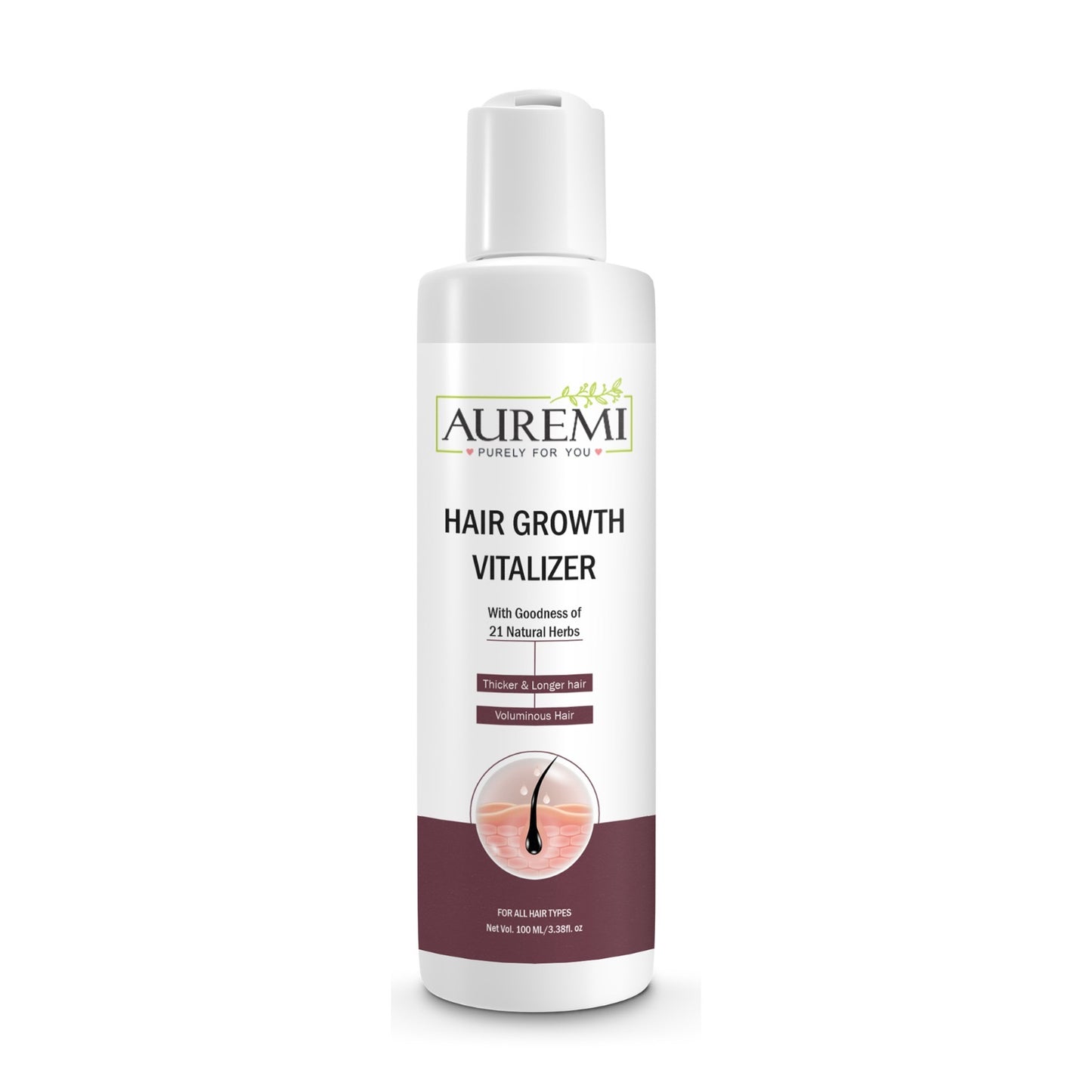 Auremi Hair Growth Vitalizer | Daily Root Care & Scalp Support Formula