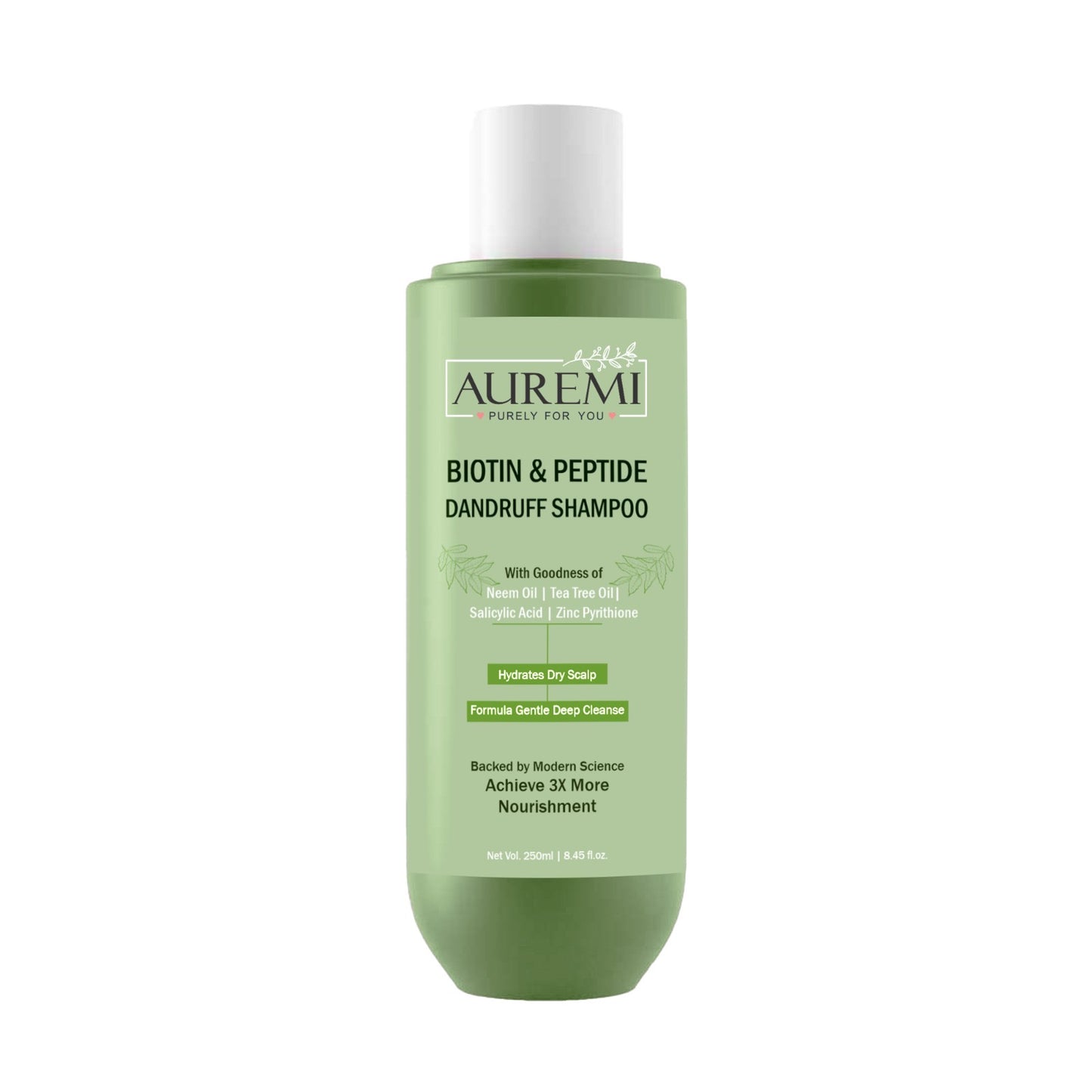 Auremi Biotin & Peptide Shampoo | Daily Scalp Cleansing Formula