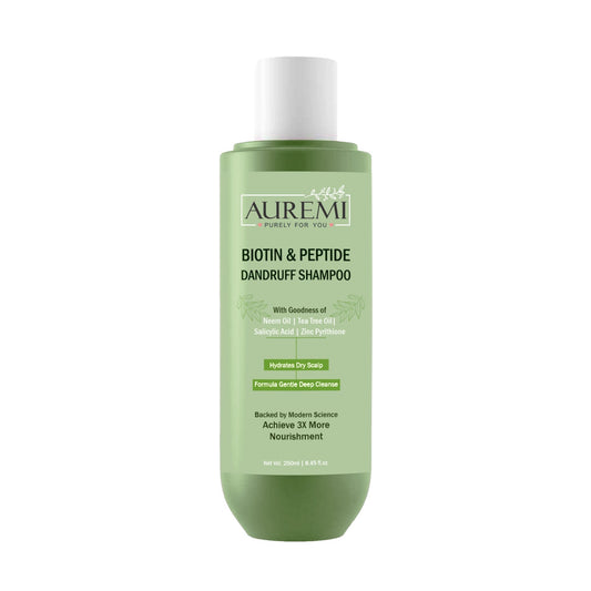 Auremi Biotin & Peptide Shampoo | Daily Scalp Cleansing Formula