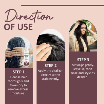 Auremi Hair Growth Vitalizer | Daily Root Care & Scalp Support Formula